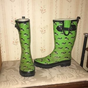 Cow Rain Boots